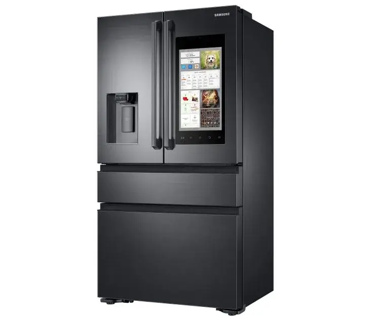Samsung Family Hub 2.0 refrigerator with built-in touch screen