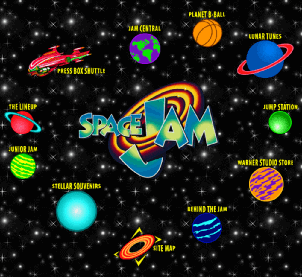 Space Jam website